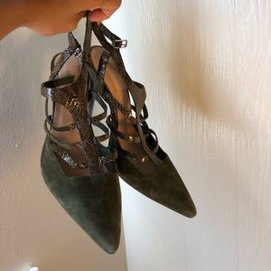 Olive green Fall shoes